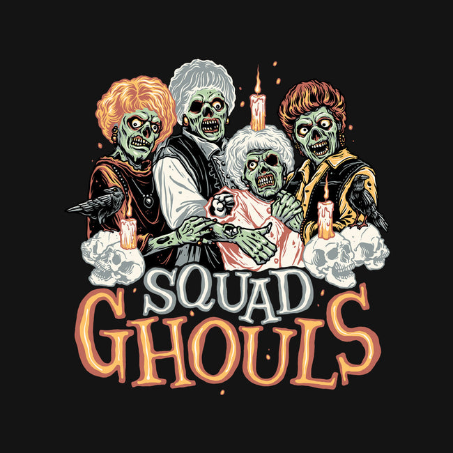 Squad Ghouls-none removable cover throw pillow-momma_gorilla