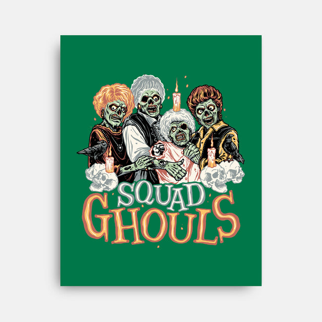 Squad Ghouls-none stretched canvas-momma_gorilla