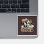 Squad Ghouls-none glossy sticker-momma_gorilla