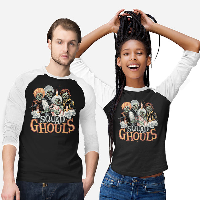 Squad Ghouls-unisex baseball tee-momma_gorilla