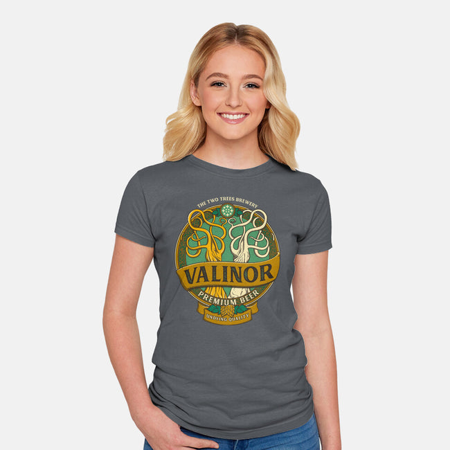 Eternal Brew-womens fitted tee-retrodivision