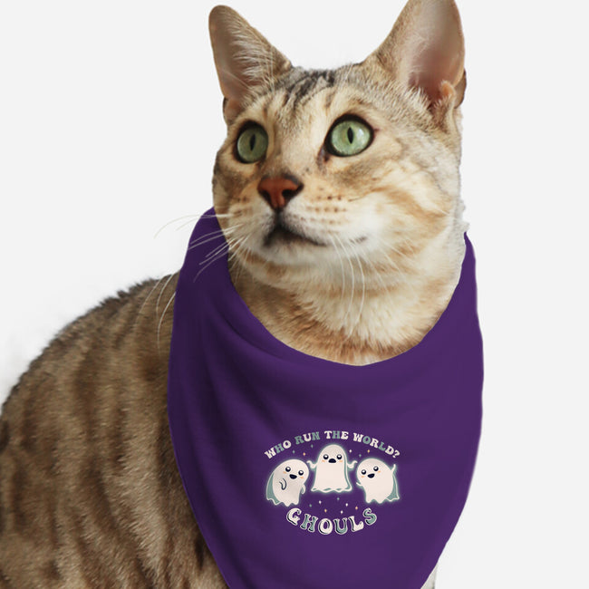 Who Run The World-cat bandana pet collar-rocketman_art