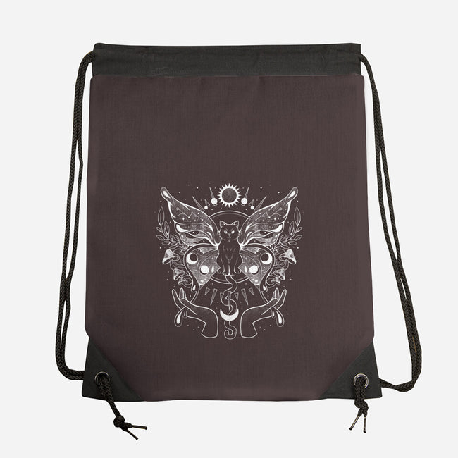 Metamorfurry Mystic Cat-none drawstring bag-eduely
