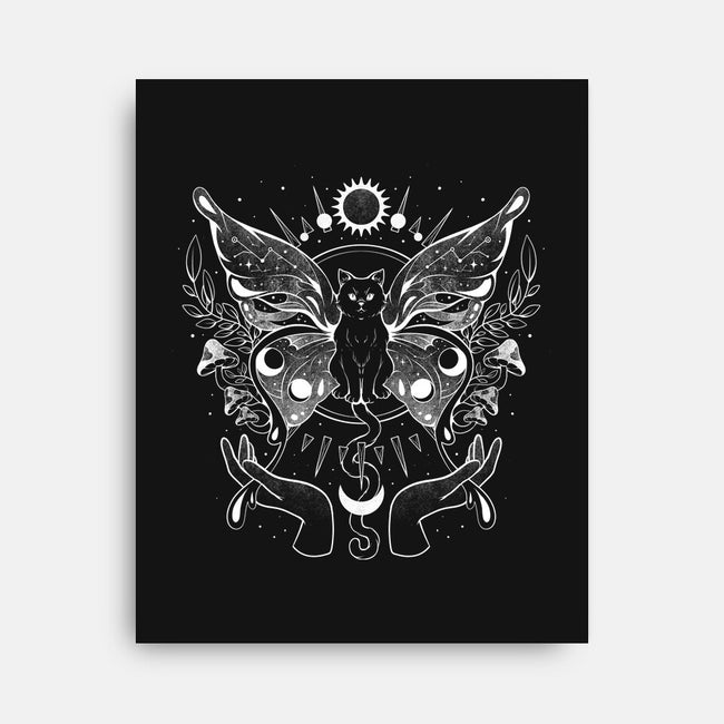 Metamorfurry Mystic Cat-none stretched canvas-eduely