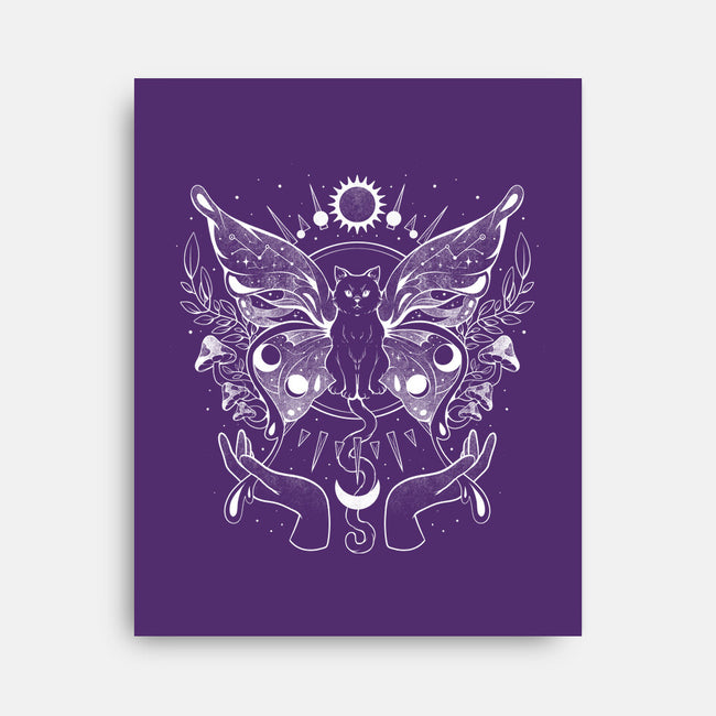 Metamorfurry Mystic Cat-none stretched canvas-eduely