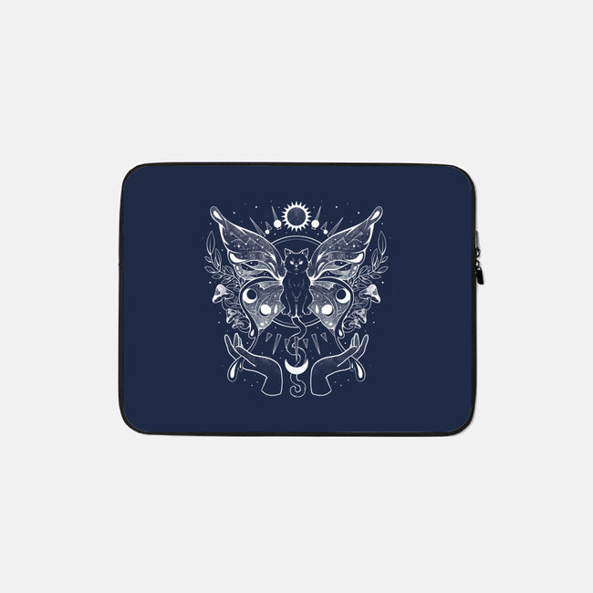Metamorfurry Mystic Cat-none zippered laptop sleeve-eduely