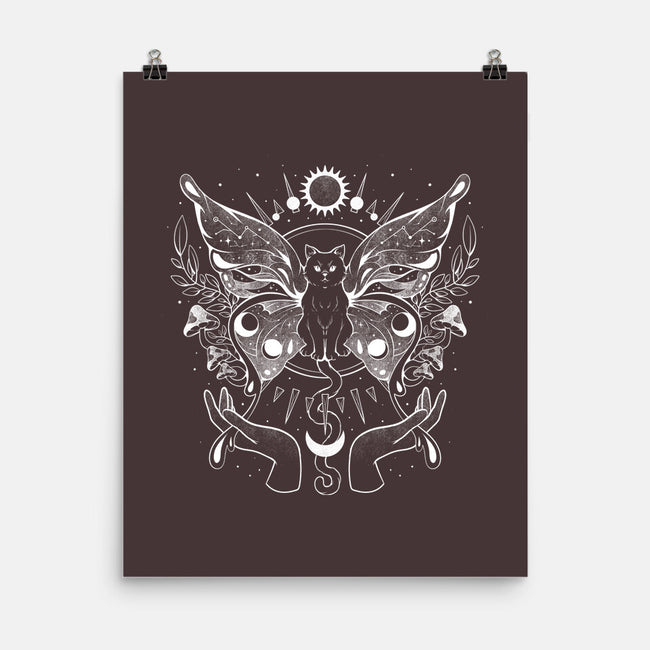 Metamorfurry Mystic Cat-none matte poster-eduely