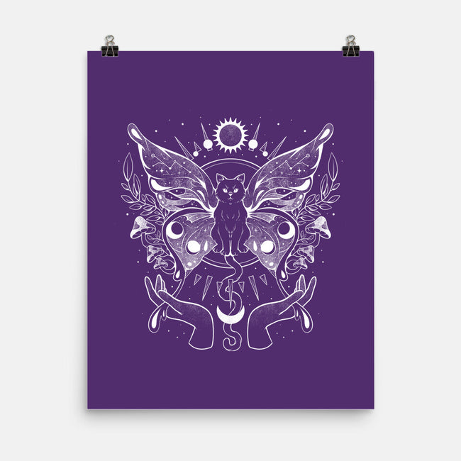 Metamorfurry Mystic Cat-none matte poster-eduely