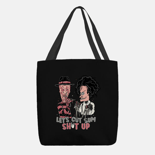 Let's Cut Stuff Up-none basic tote bag-momma_gorilla