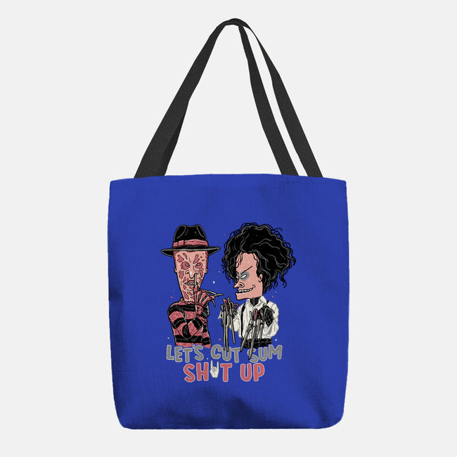 Let's Cut Stuff Up-none basic tote bag-momma_gorilla