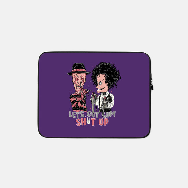 Let's Cut Stuff Up-none zippered laptop sleeve-momma_gorilla