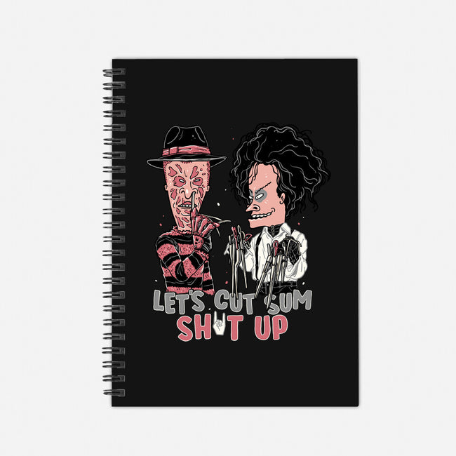 Let's Cut Stuff Up-none dot grid notebook-momma_gorilla