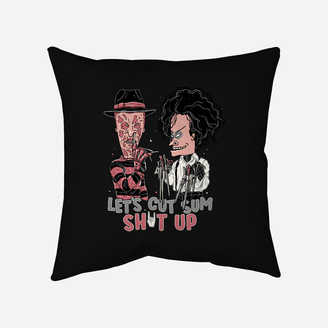 Let's Cut Stuff Up-none removable cover throw pillow-momma_gorilla