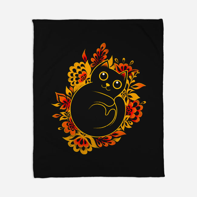 Hello Autumn-none fleece blanket-erion_designs