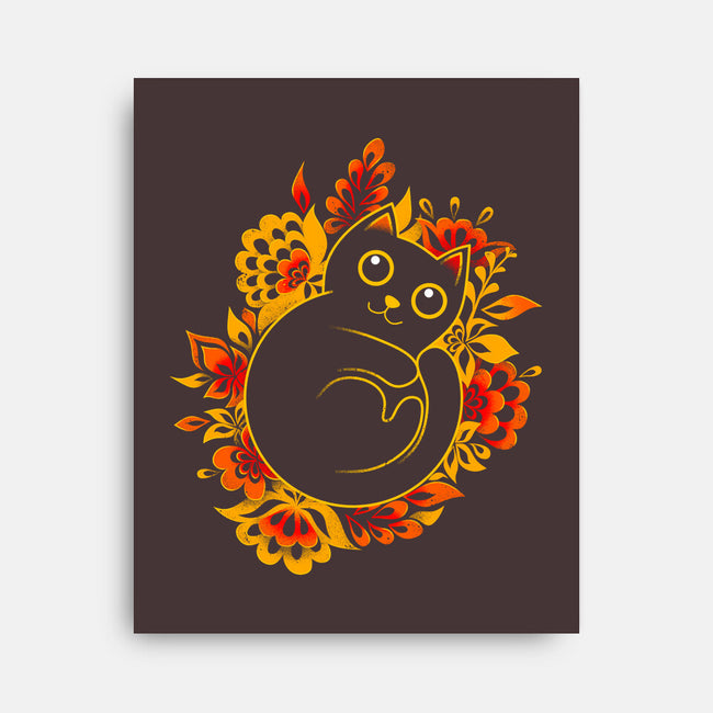 Hello Autumn-none stretched canvas-erion_designs