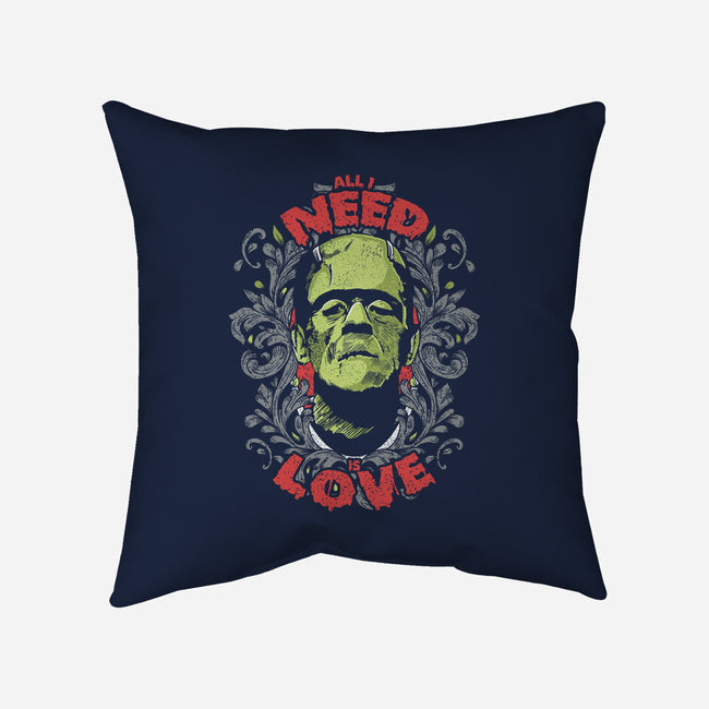 Frankie Needs Love-none removable cover throw pillow-turborat14