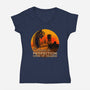 Tremor-womens v-neck tee-Gomsky
