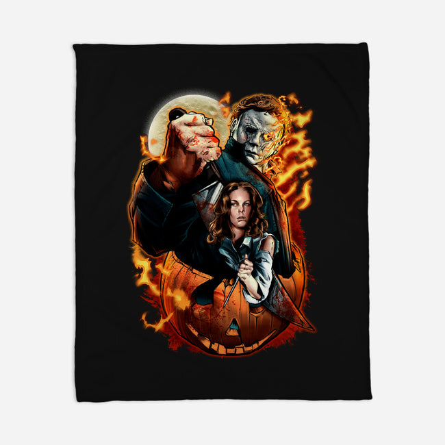 Halloween Kill-none fleece blanket-Conjura Geek