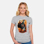 Halloween Kill-womens fitted tee-Conjura Geek