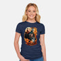 Halloween Kill-womens fitted tee-Conjura Geek