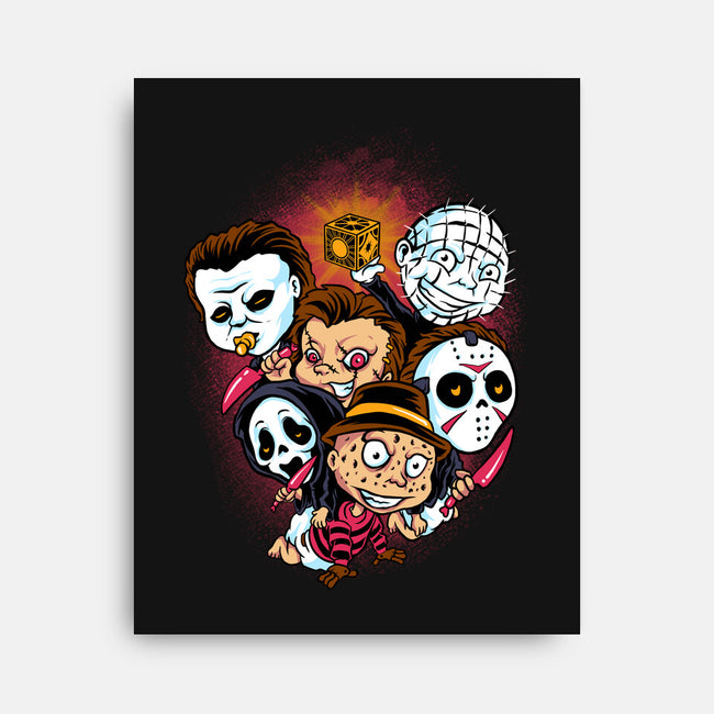 Horror Babies-none stretched canvas-spoilerinc
