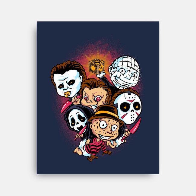 Horror Babies-none stretched canvas-spoilerinc