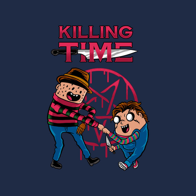 Killing Time-none polyester shower curtain-spoilerinc