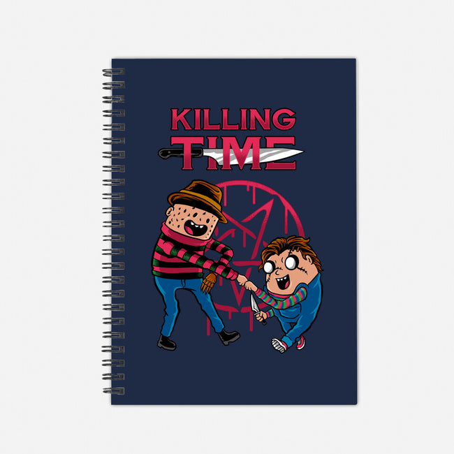Killing Time-none dot grid notebook-spoilerinc