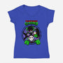 Four Slashers-womens v-neck tee-spoilerinc