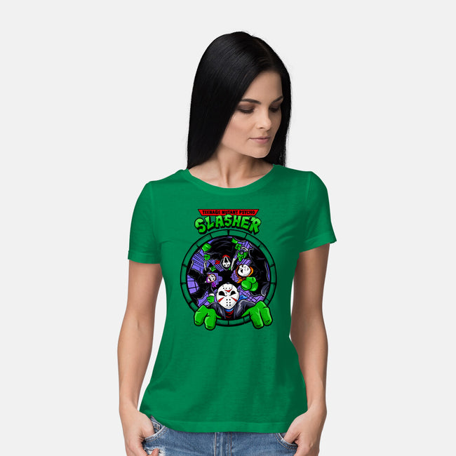 Four Slashers-womens basic tee-spoilerinc