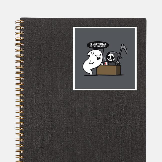 Karen Ghost-none glossy sticker-Boggs Nicolas