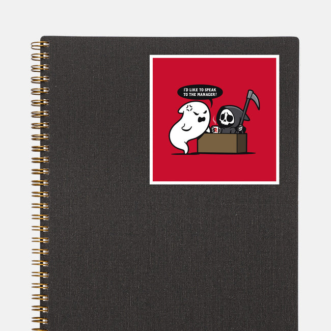 Karen Ghost-none glossy sticker-Boggs Nicolas