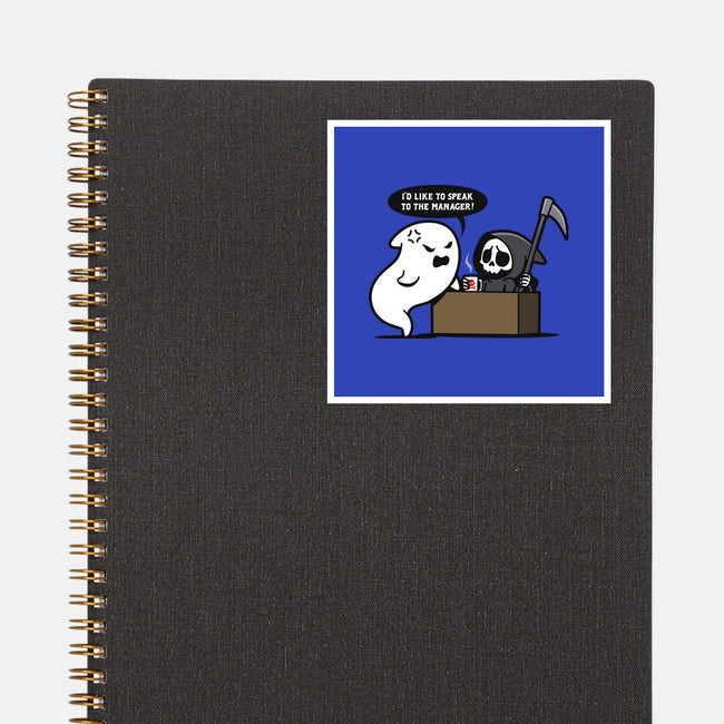 Karen Ghost-none glossy sticker-Boggs Nicolas