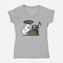 Karen Ghost-womens v-neck tee-Boggs Nicolas