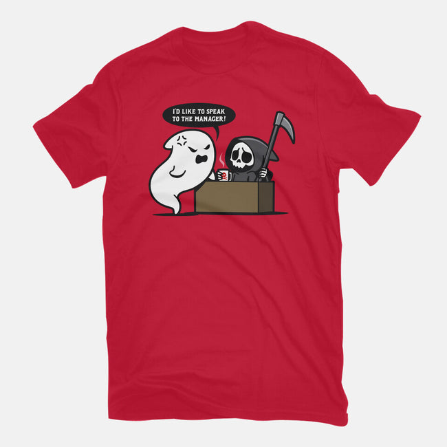 Karen Ghost-unisex basic tee-Boggs Nicolas