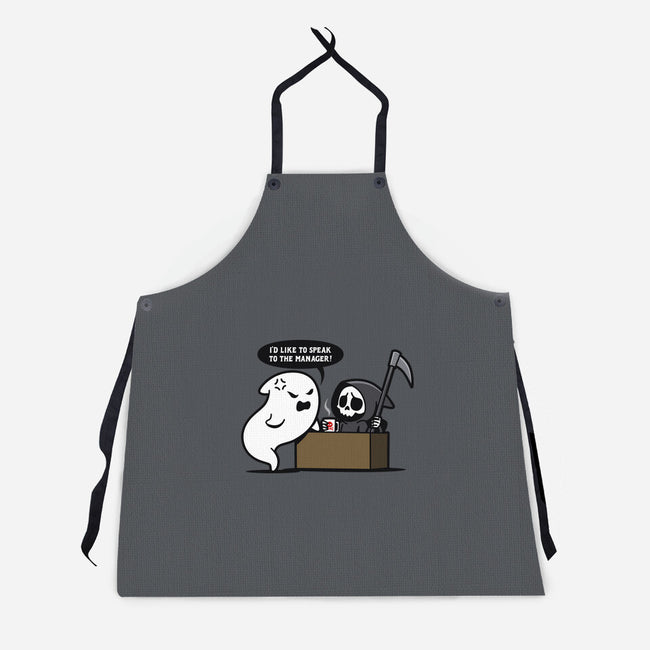 Karen Ghost-unisex kitchen apron-Boggs Nicolas