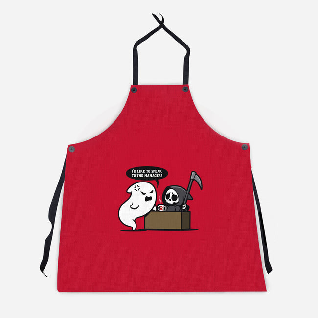 Karen Ghost-unisex kitchen apron-Boggs Nicolas