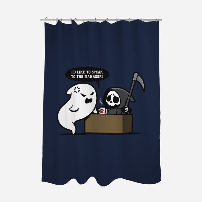 Karen Ghost-none polyester shower curtain-Boggs Nicolas