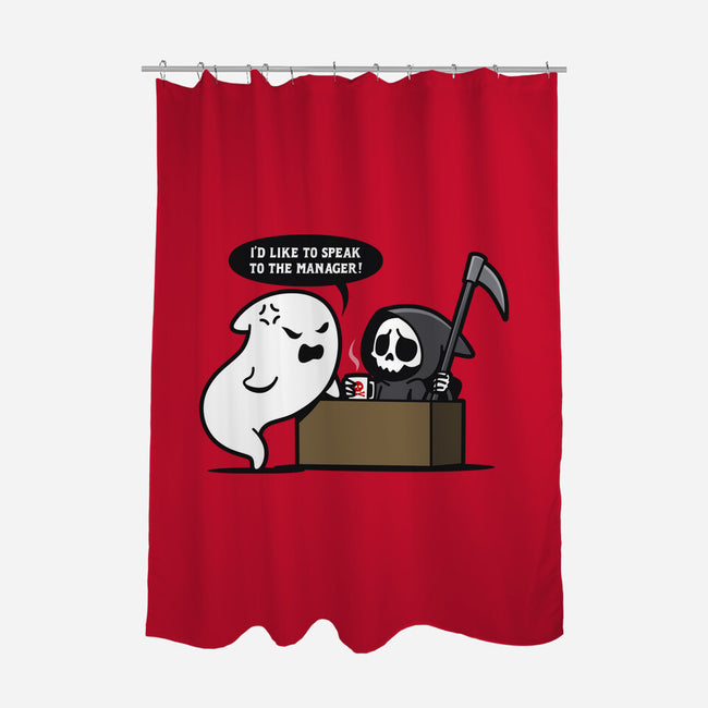 Karen Ghost-none polyester shower curtain-Boggs Nicolas