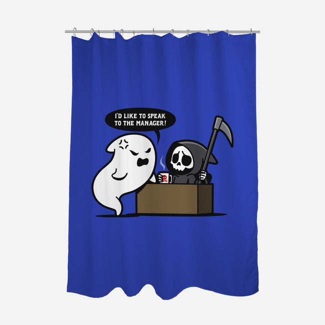 Karen Ghost-none polyester shower curtain-Boggs Nicolas