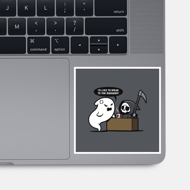 Karen Ghost-none glossy sticker-Boggs Nicolas