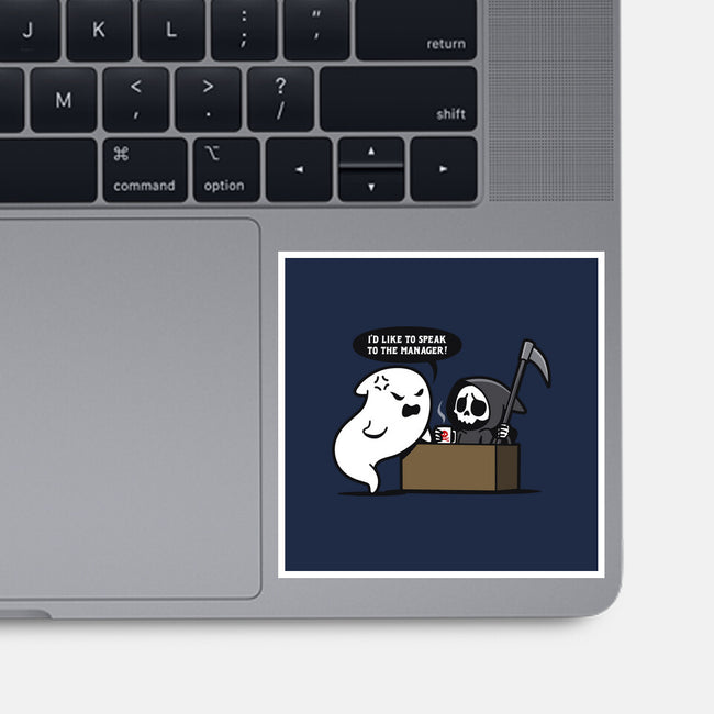 Karen Ghost-none glossy sticker-Boggs Nicolas