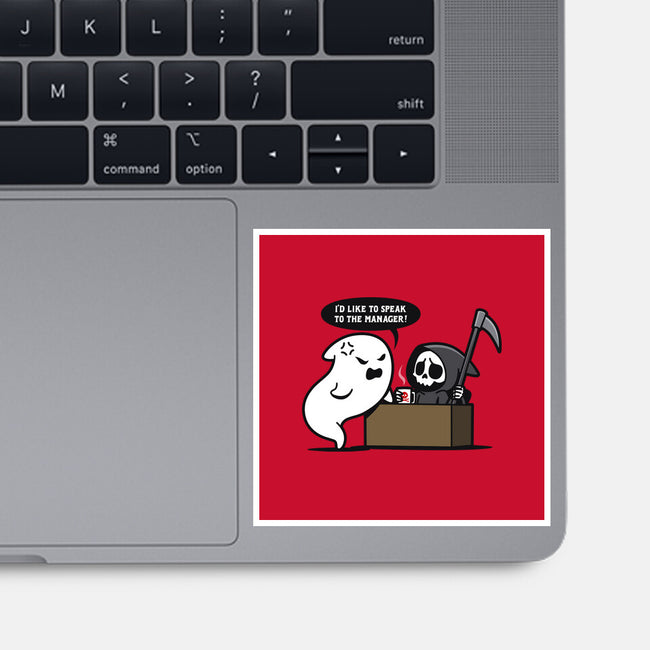 Karen Ghost-none glossy sticker-Boggs Nicolas