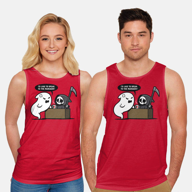 Karen Ghost-unisex basic tank-Boggs Nicolas