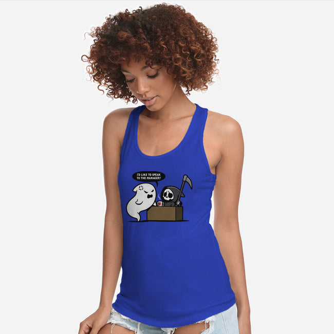 Karen Ghost-womens racerback tank-Boggs Nicolas