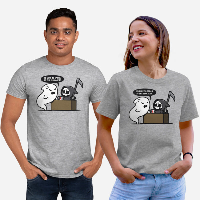 Karen Ghost-unisex basic tee-Boggs Nicolas