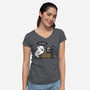 Karen Ghost-womens v-neck tee-Boggs Nicolas