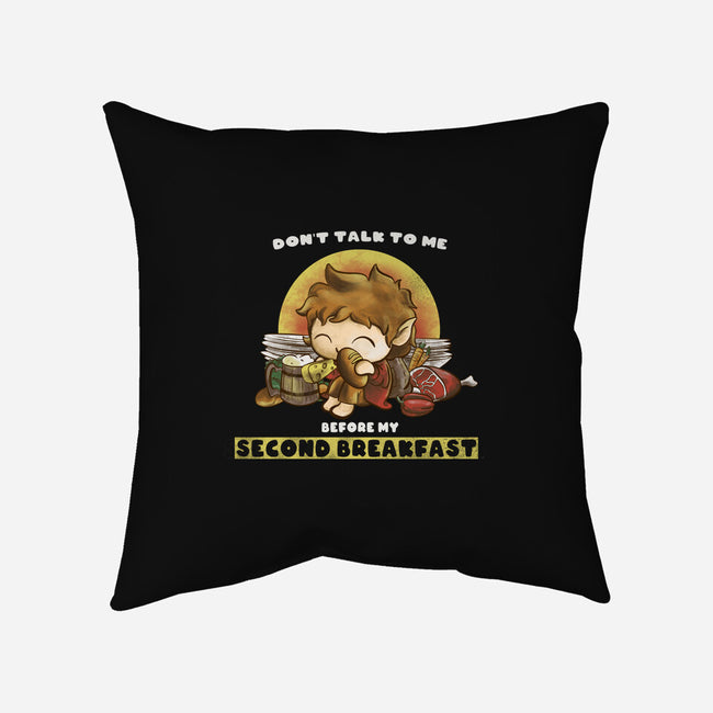 Second Breakfast-none removable cover w insert throw pillow-fanfabio