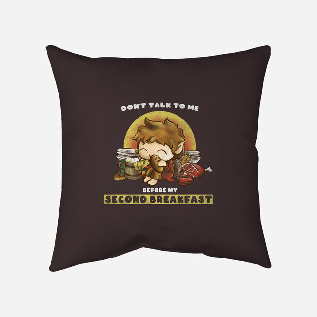Second Breakfast-none removable cover w insert throw pillow-fanfabio