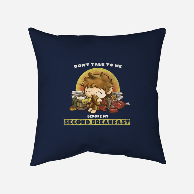 Second Breakfast-none removable cover w insert throw pillow-fanfabio